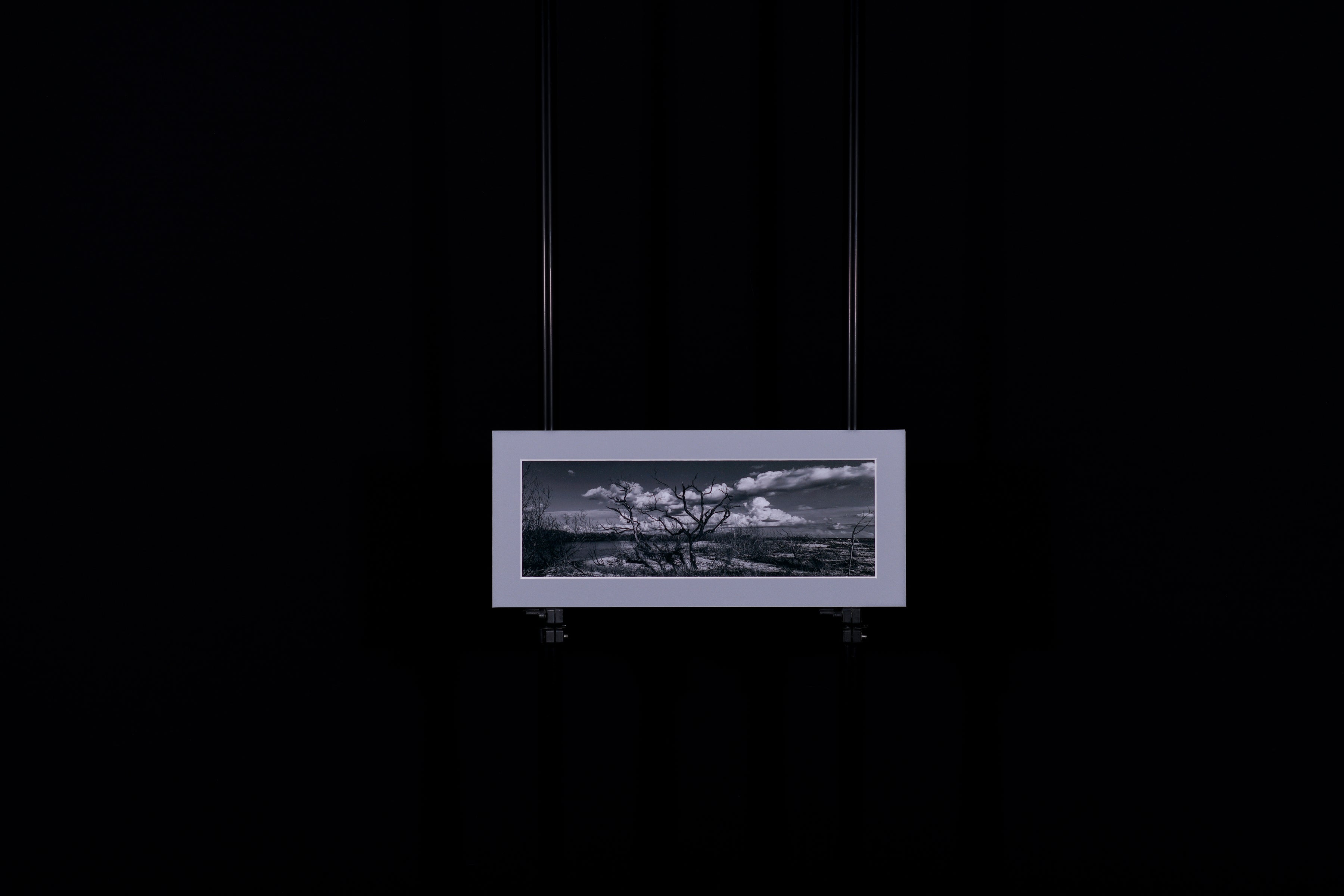 Fine Art Photograph, Coastal Strand, 4"x12" print, 6"x14" Matboard
