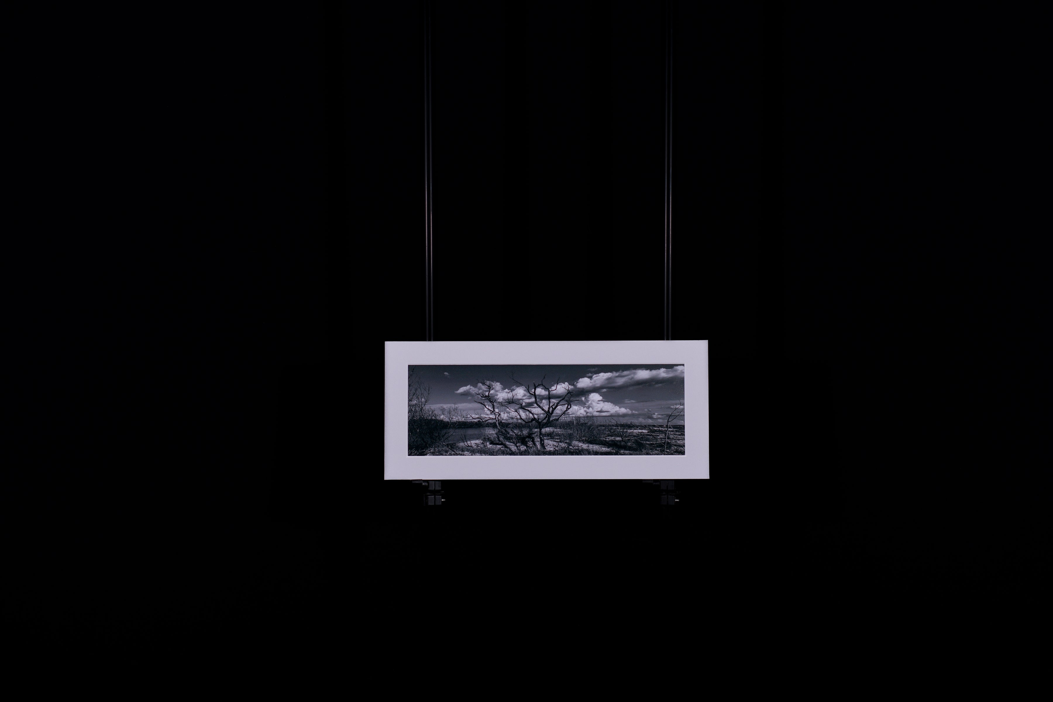 Fine Art Photograph, Coastal Strand, 4"x12" print, 6"x14" Matboard