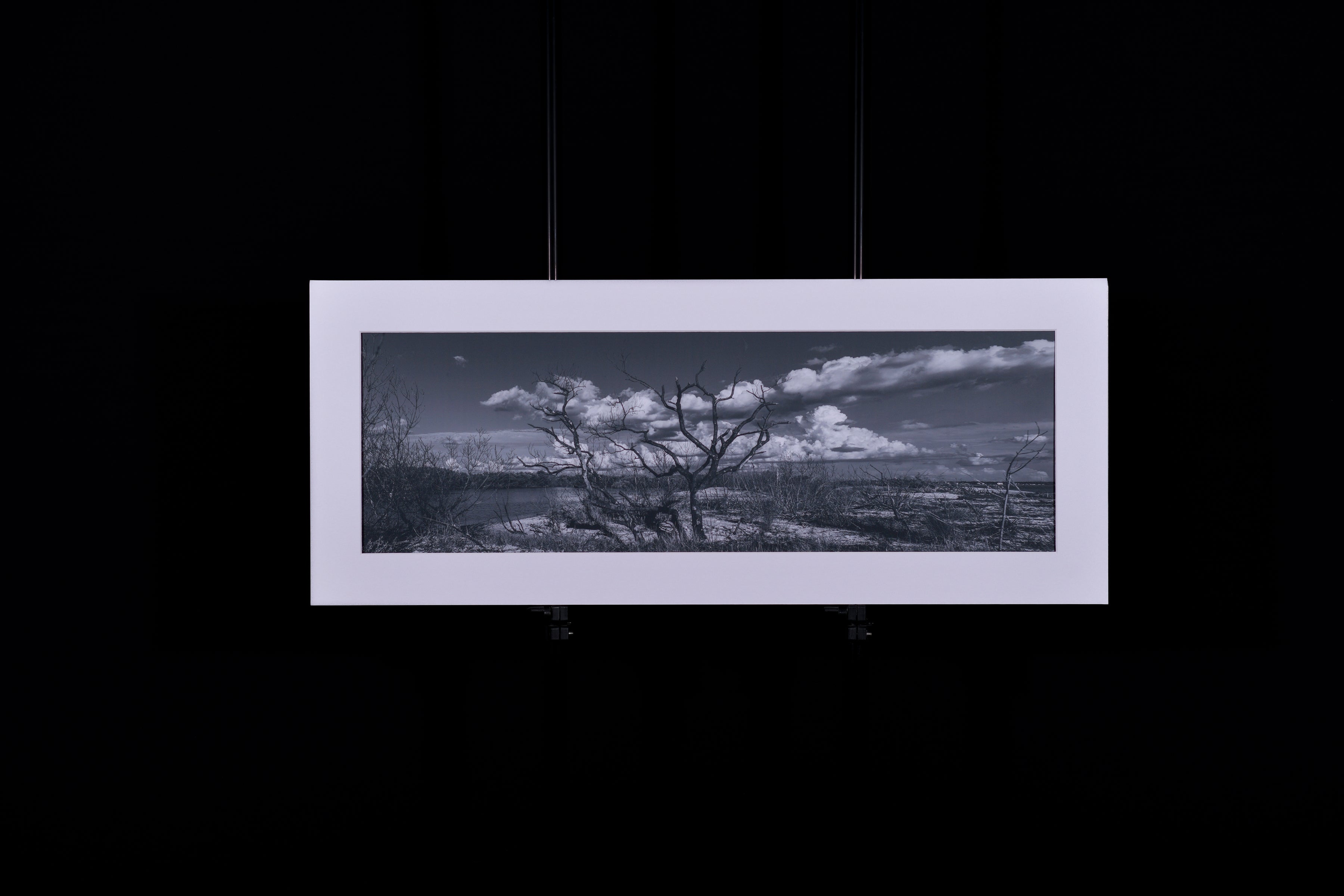 Fine Art Photograph, Coastal Strand, 8"x24" print, 11"x27" Matboard
